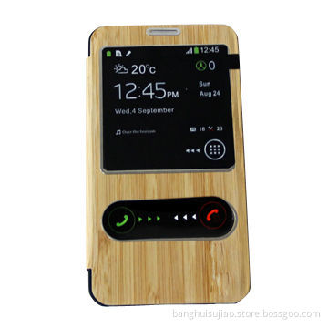 2014 the latest mobile housing for Samsung made of wooden